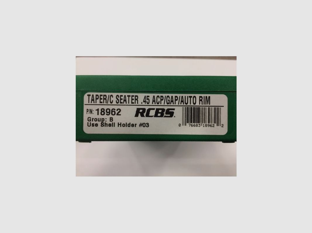 RCBS TAPER CRIMP 45 ACP, imagen 1 de 2
