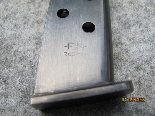 Sauer 38H - Spare magazine WWII captured production from FN 1922   #1