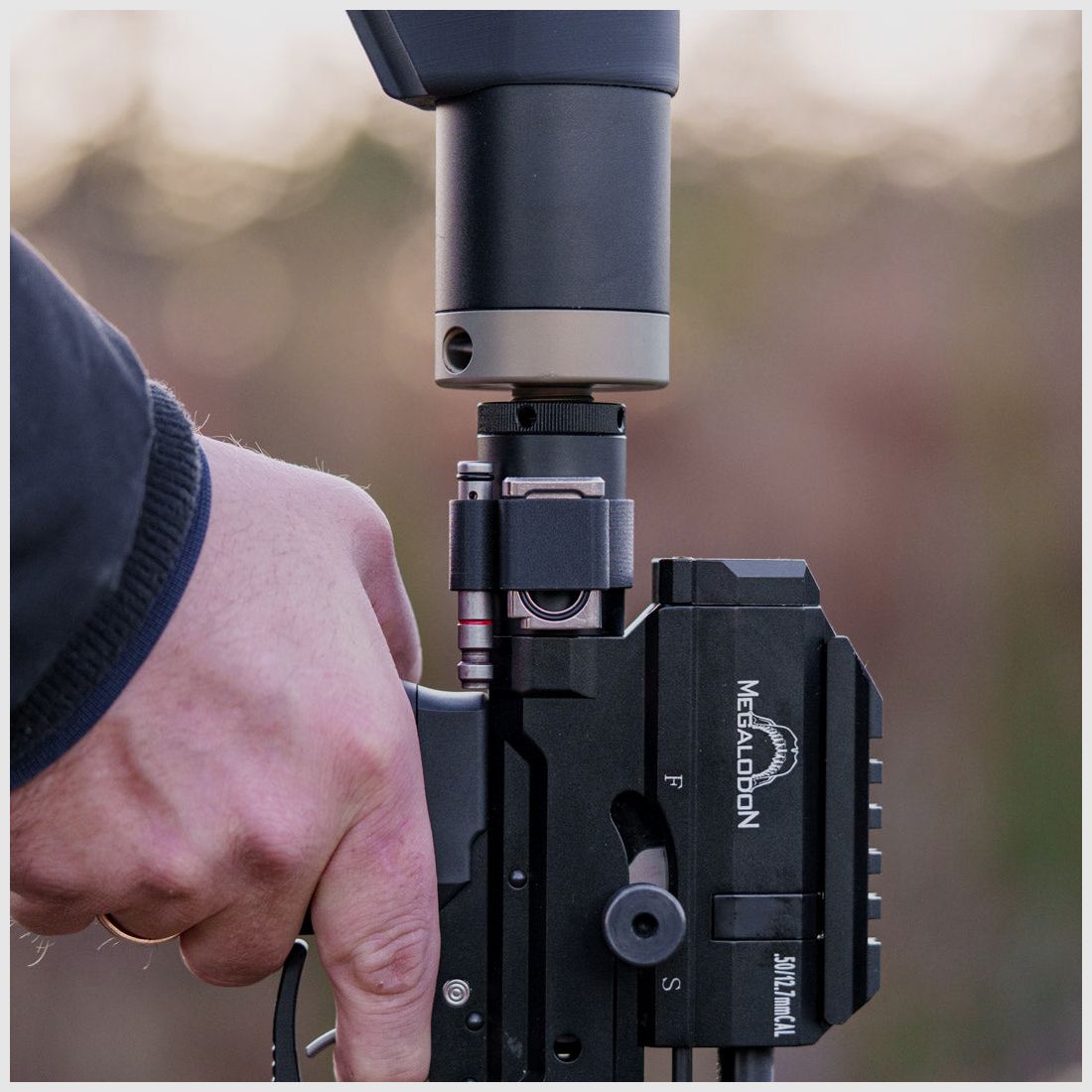 Mounting for filling adapter & 2 limit cards | AEA MEGALODON