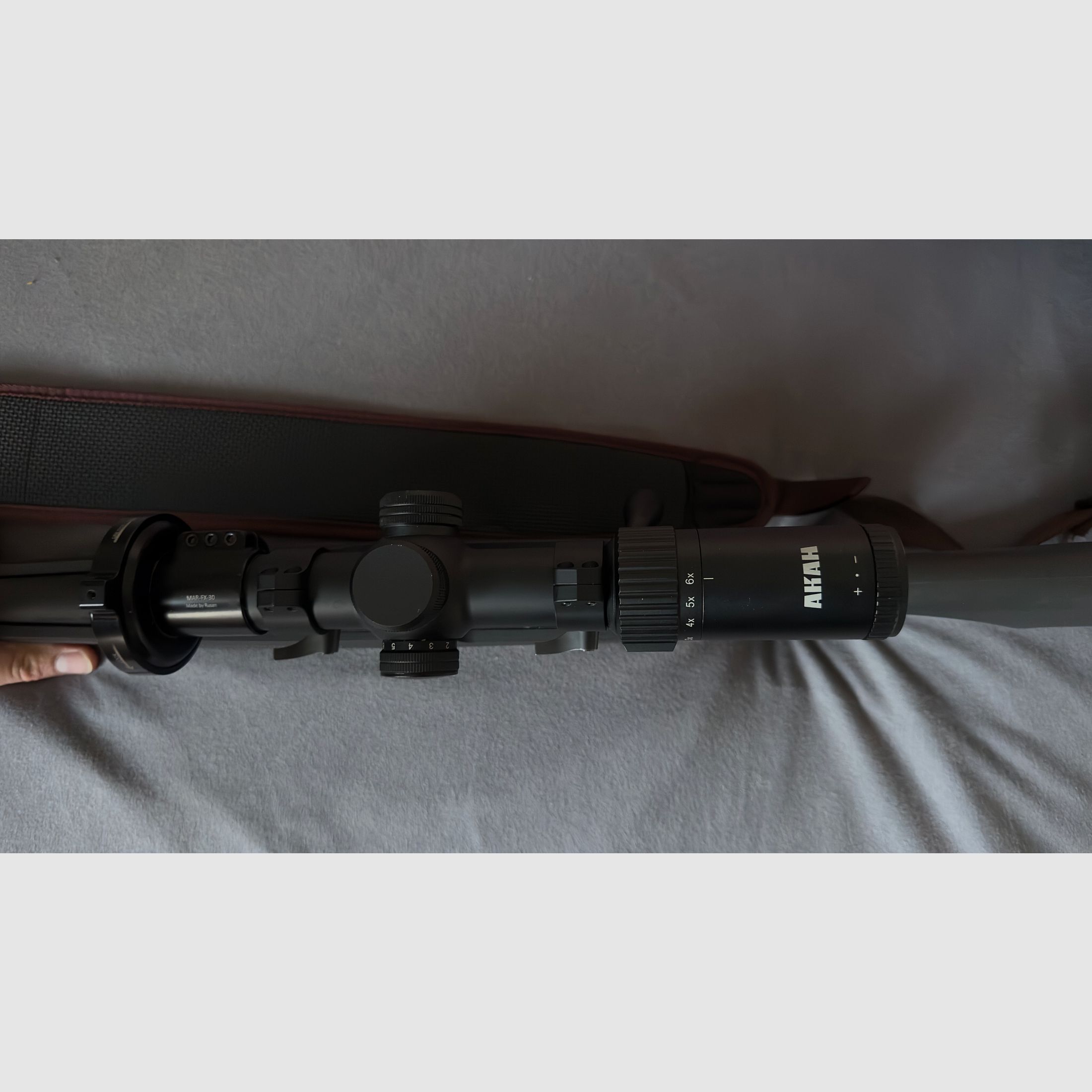 Akah 1-6x24 + Rusan Modular Adapter