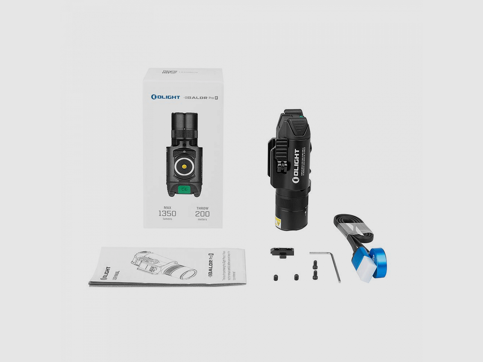 Olight Baldr Pro R Taktisches Licht schwarz, Bild 7 von 7