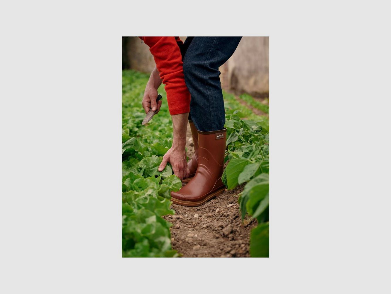 Aigle Bison 2 Kaki Stiefel - Widerstandsfähiges Leder - Rutschfeste Sohle - Langanhaltender Komfort und Schutz, Bild 3 von 5