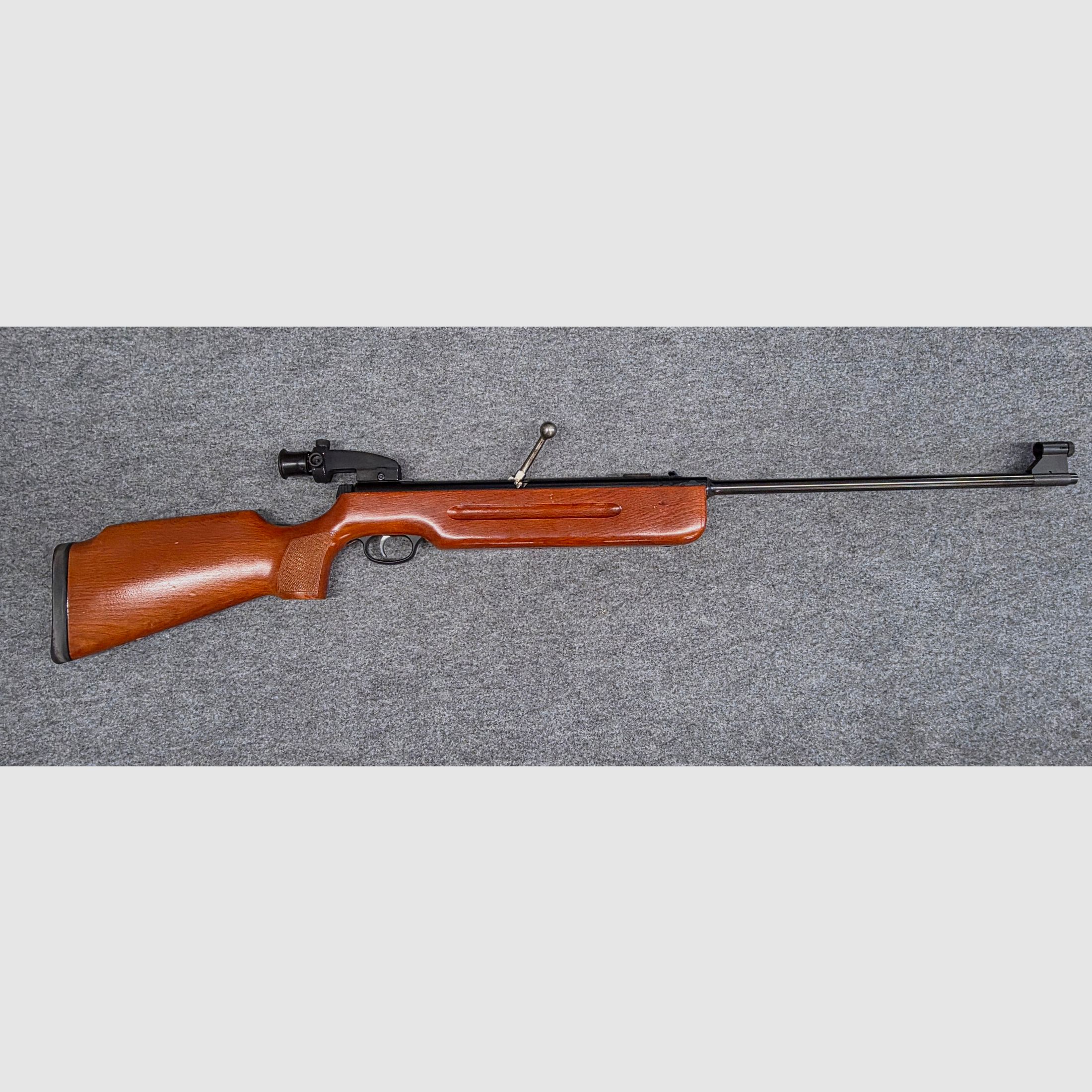 Q1 Schräger Korntunnel Halter Haenel Mod. 3.112 mit Diopter und Feinabzug Durchlader cal. 4,5mm Diabolo 311 - 2