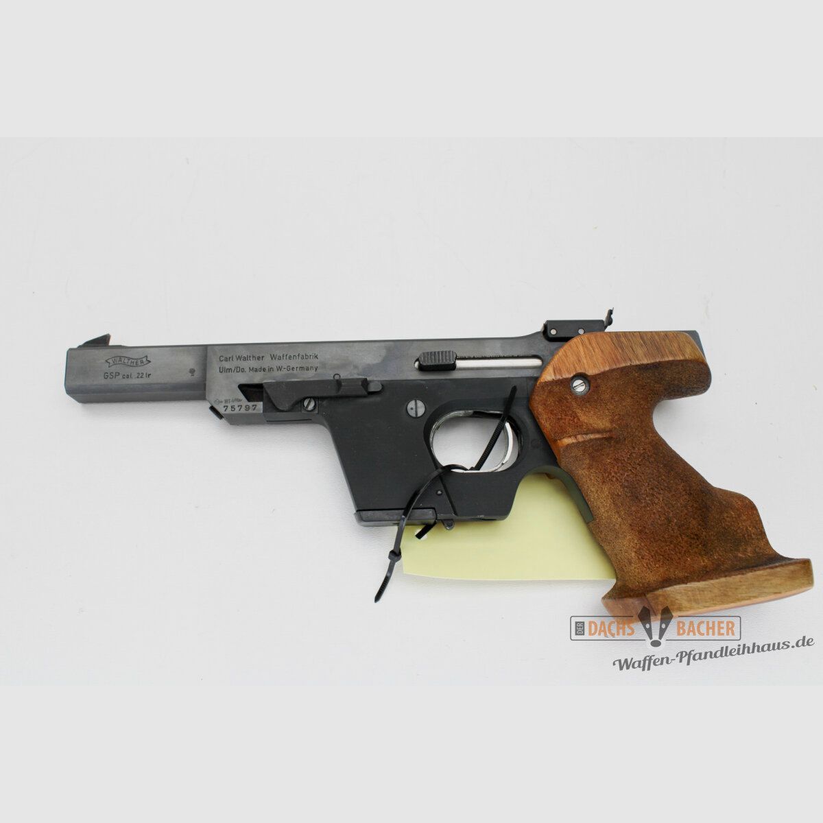 Pistola Walther GSP Cal. .22lfB Mango IZQUIERDO 90mm, imagen 1 de 2