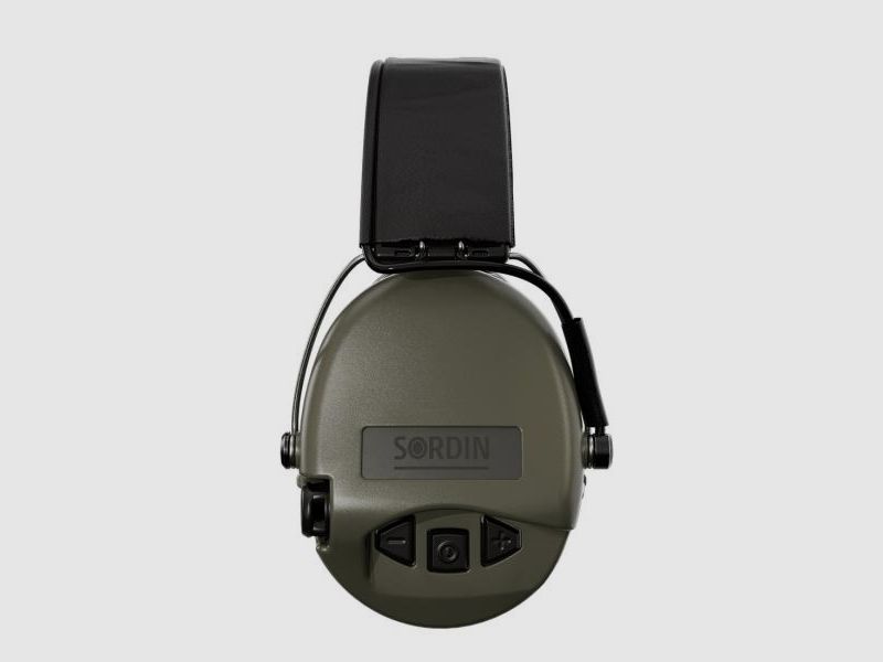 SORDIN Hearing Protection Supreme Pro - olive 25dB - active and flat