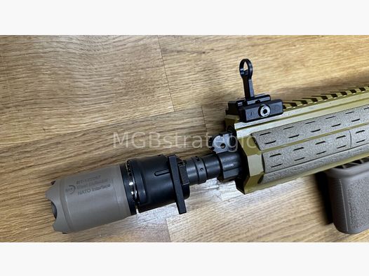 ¡Aprobado para uso deportivo! H&K MR223 A3 cañón de 11" - DEPORTE - rifle semiautomático color arena .223Rem - Heckler & Koch - mucho equipo aprobado en la evaluación de BKA! versión civil H&K 416 G95