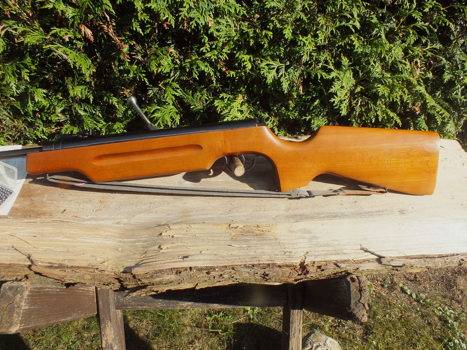 Top Suhler verzamelaar luchtdrukgeweer Haenel 310-4.1 met sports stock, DDR