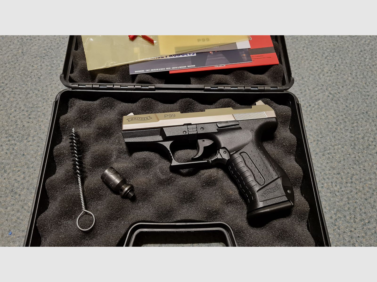 P99 Nickel, 9mm PAK