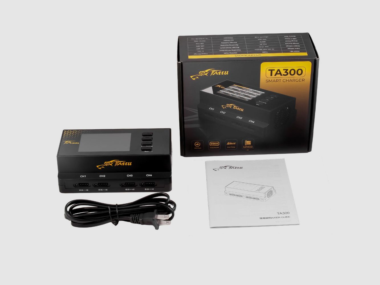 Gens Ace TATTU TA300 Intelligentes Ladegerät 8 Kanäle G-Tech - Gleichzeitiges Laden Drohne, Bild 7 von 8