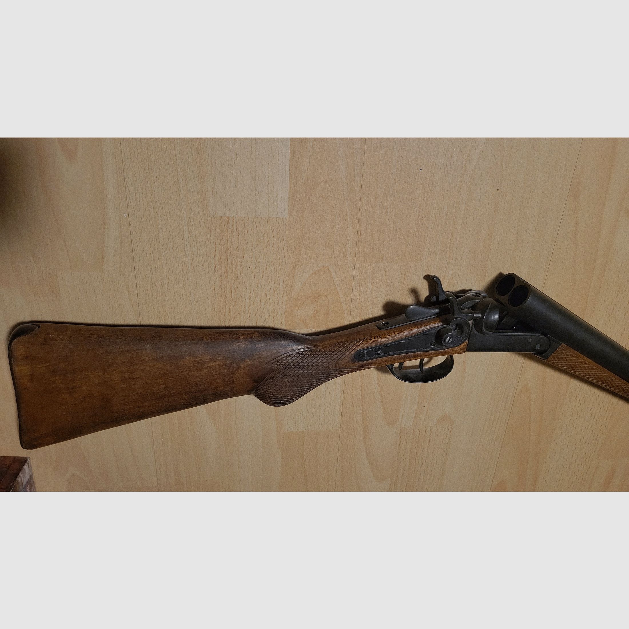 Schrotflinte Wyatt Earp USA 1881 - Deko Waffe mit Doppellauf / Querflinte