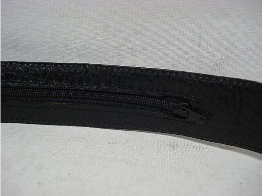 Herbertz Kluis Leer 100 cm lengte zwart met rits