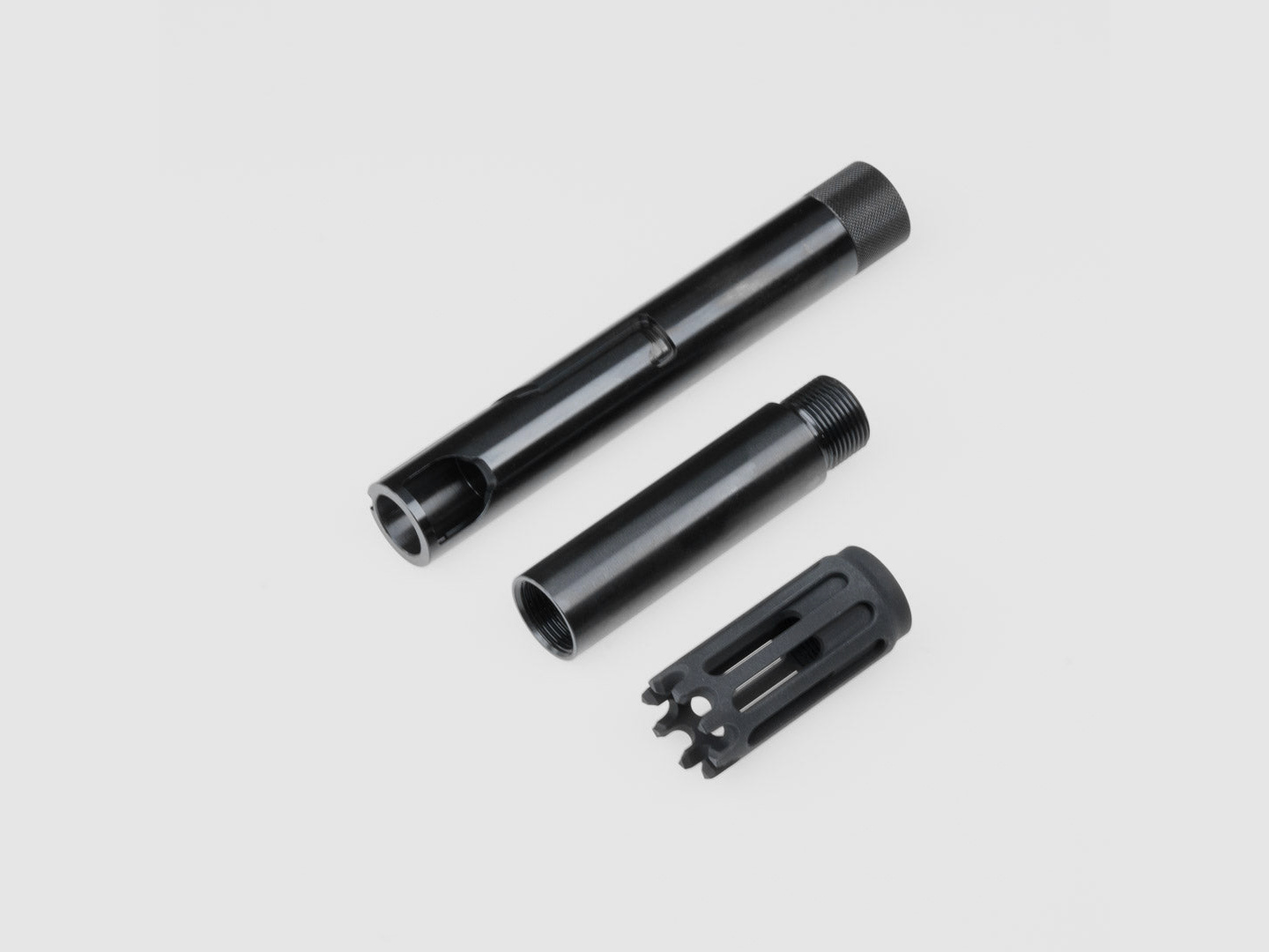 TUNING BARREL FSC PISTOL | STEEL + MUZZLE BRAKE | BLACK | 22x1,5mm | FSC Pistol | Valken Milsig M17 | HDX68 | DIAMETER.684