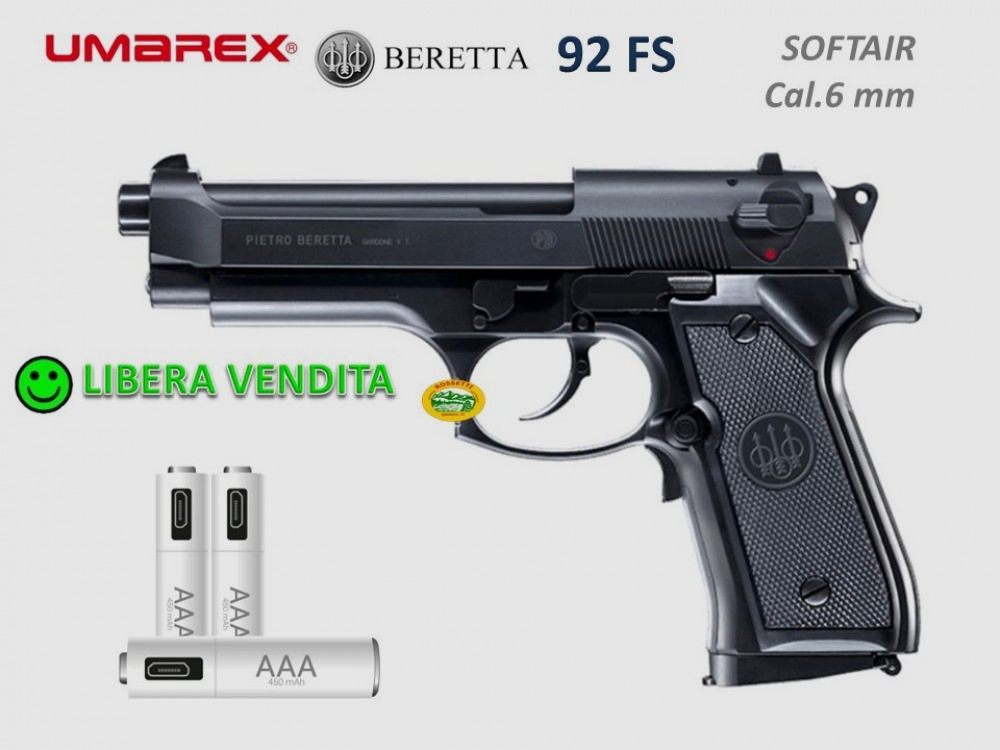 UMAREX electric Softair pistol BERETTA 92fs cal. 6 mm