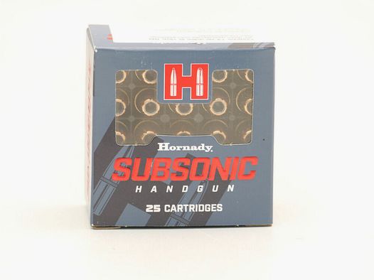 Hornady 147grs XTP SUBSONIC A25 9mm Luger