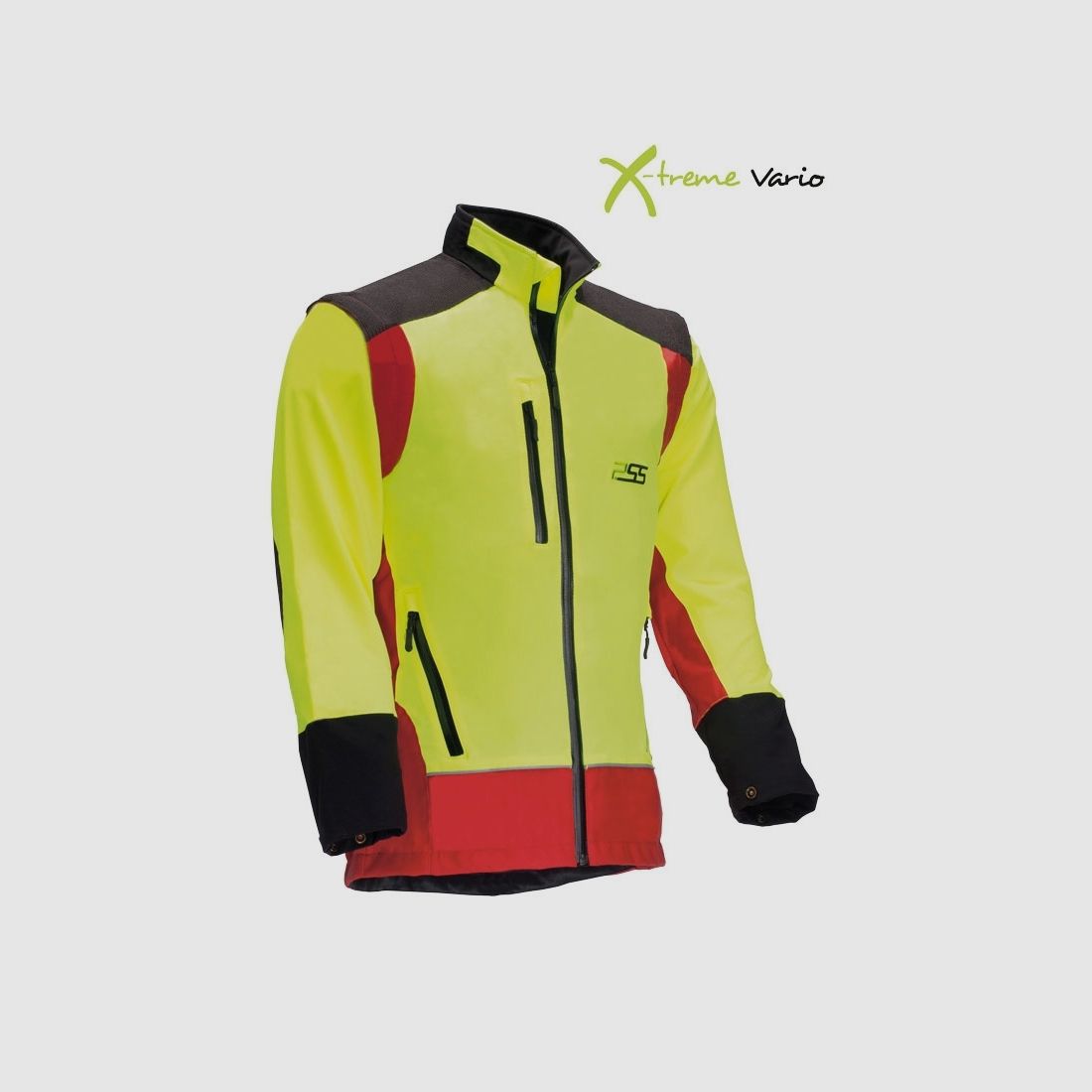 PSS X-treme Vario Stretchjacke gelb/rot/schwarz
