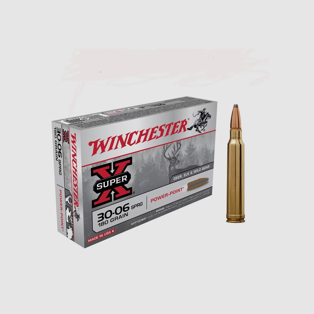 Winchester Power Point 30-06 180 Gr Geschosse