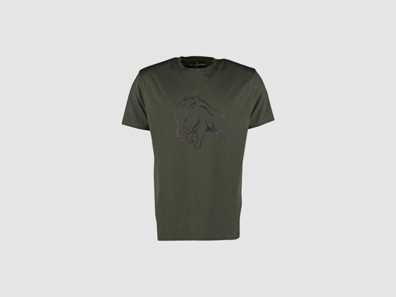 OS Trachten Heren T-Shirt Wild Zwijn | 5XL