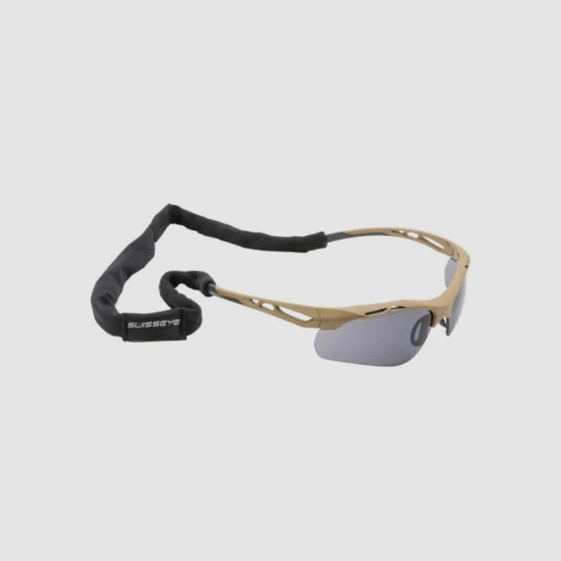 SwissEye E-TAC Universele Brillenband / Hoofdband (zwart)