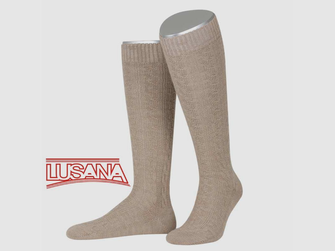 Lusana Trachtenstrumpf in Beige (13)