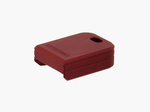 UTG PRO +0 Base Pad, SA XDm, Matte Red Aluminum
