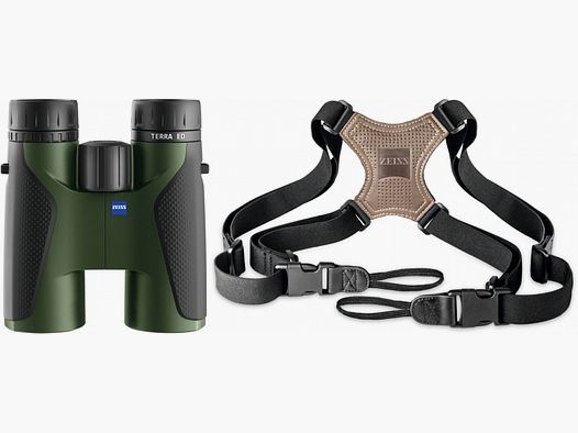 Zeiss ZEISS Terra ED 10x42 zwart/groen + Zeiss Comfort-harnasband