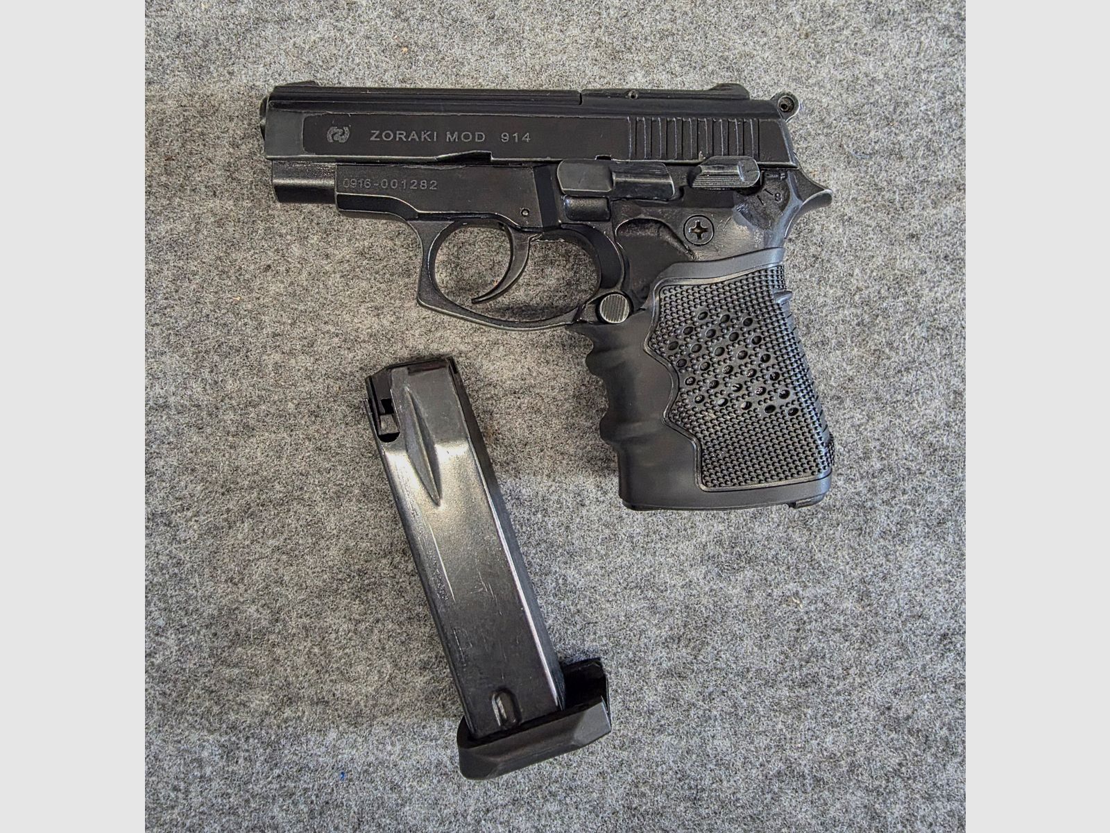 Zoraki Mod. 914 in caliber 9mm PAK blank firing SRS PTB 972