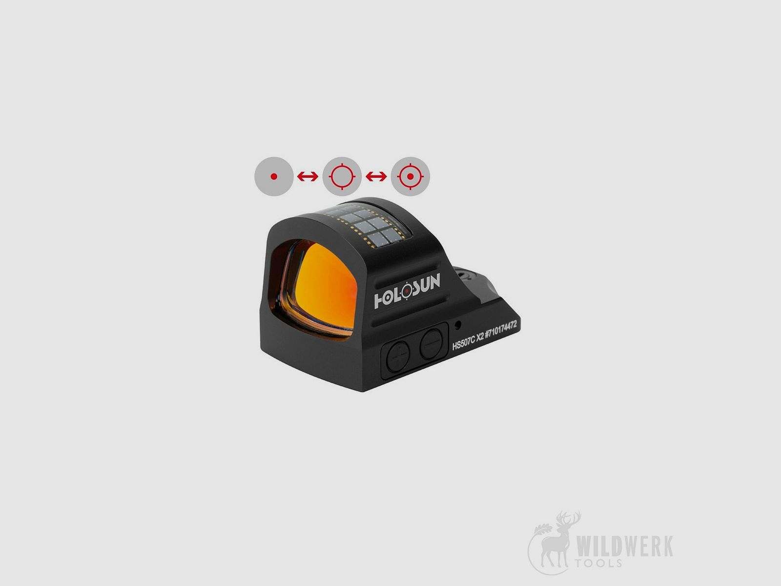 Holosun HS507C-X2 Open Reflex Red Dot Sight