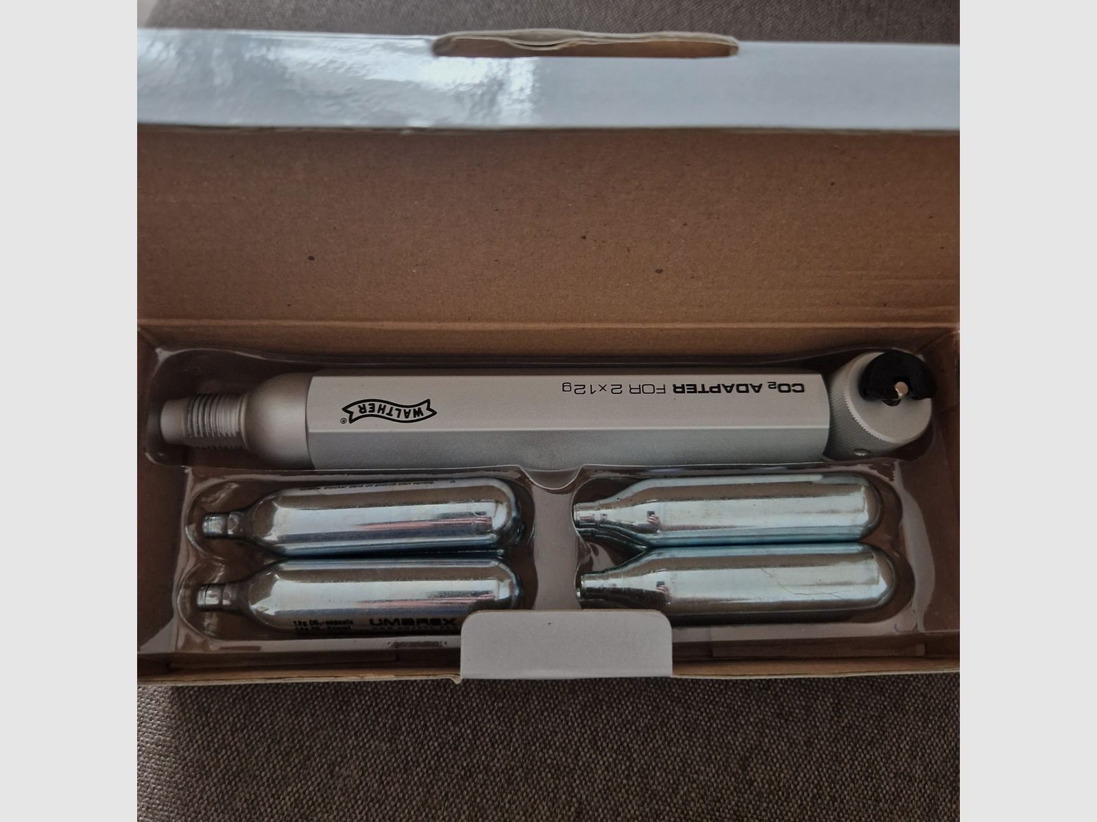 RAM WALTHER CO2 ADAPTER SET 8X12g