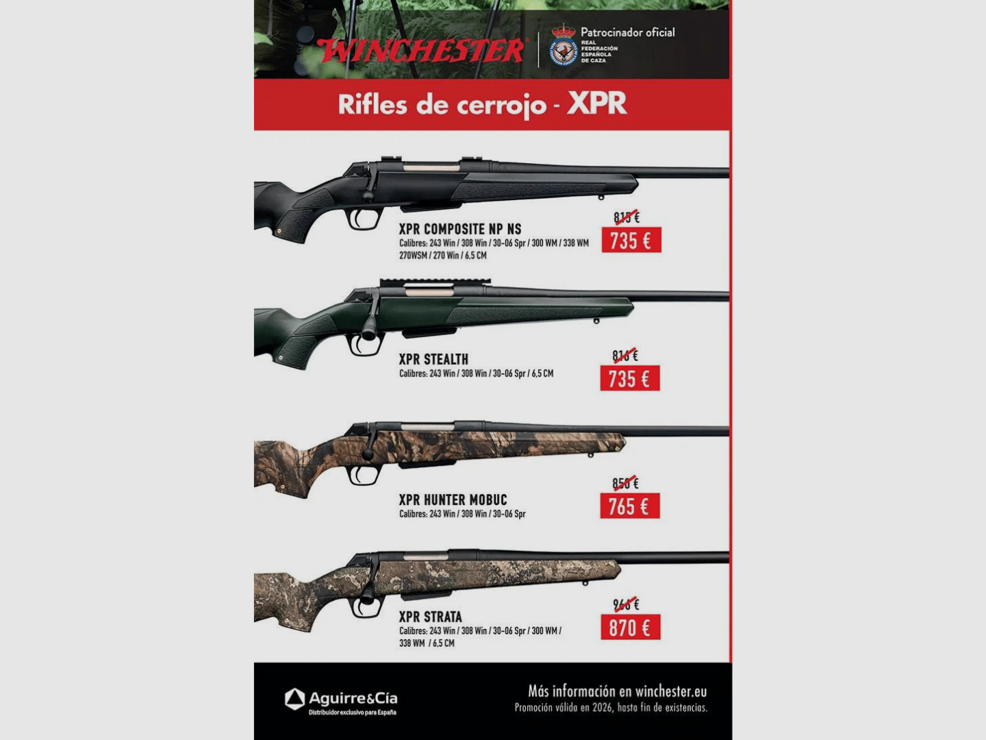 Repetiergeweer Winchester XPR Stealth, afbeelding 5 van 5