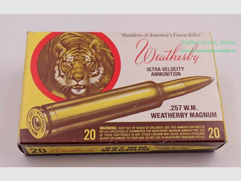 Weatherby - USA Rifle Cartridges .257WBY.Mag