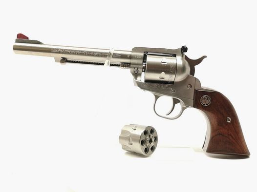 Ruger New Model Single Six mit Wechseltrommel .22lr.