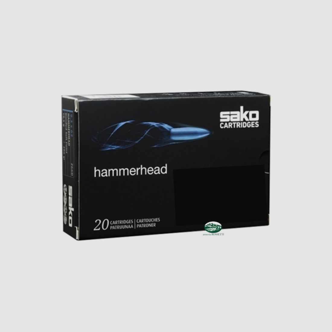 SAKO Munition Kal. 6,5X55 SE 156 gr. HAMMERHEAD 123H