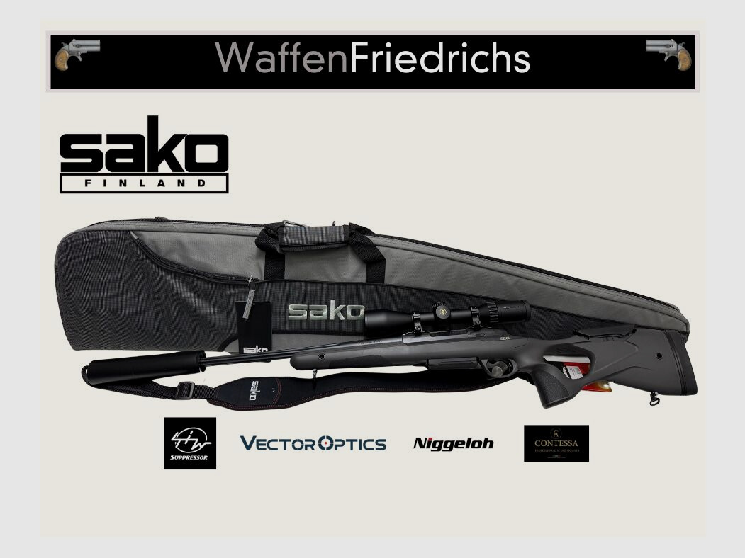 SAKO S20 HUNTER | Jungjäger Komplettangebot "Black Hunter" - Waffen Friedrichs