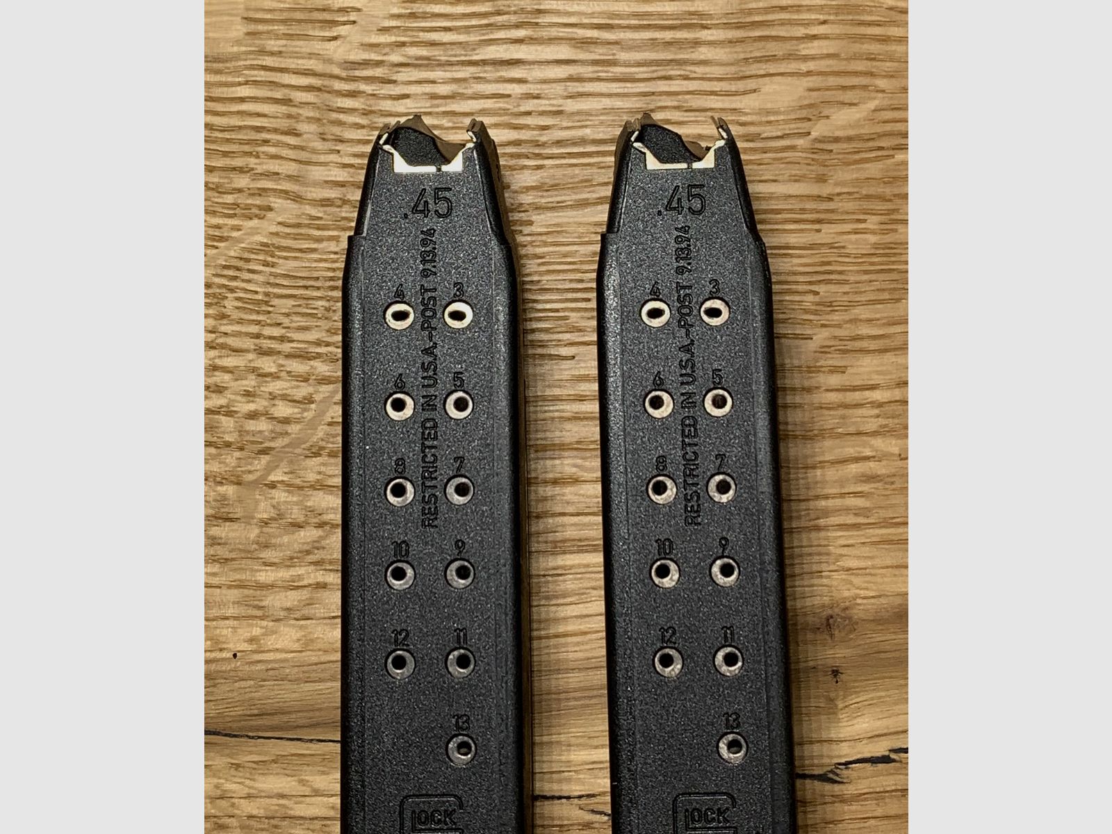 Glock Magazine Calibre .45 Auto para Glock 21, 21c y 41 modelos