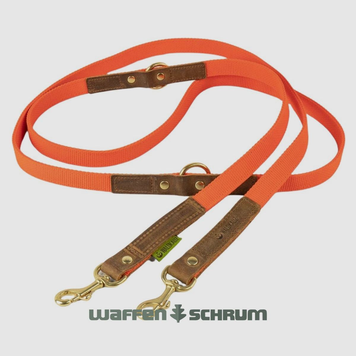 Waldkauz Umhängeleine ''Schlendrian'' / Länge 250cm Orange