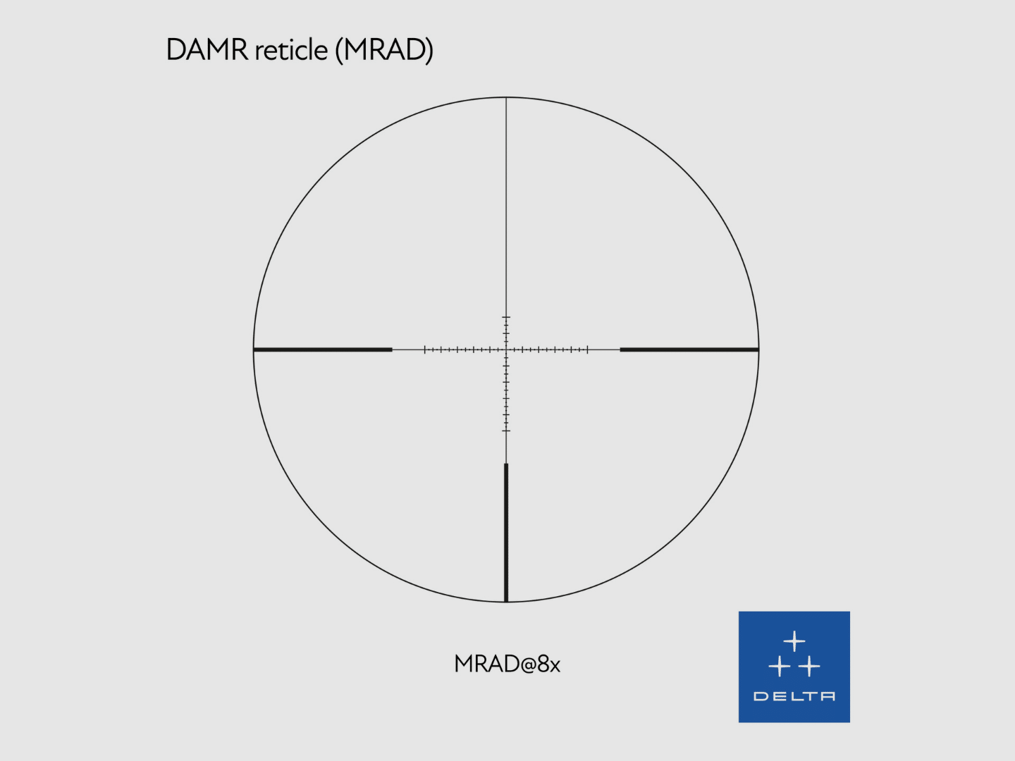 Visor Delta Stryker HD 1-8×24 SFP avec réticule MRAD, image 5 sur 5