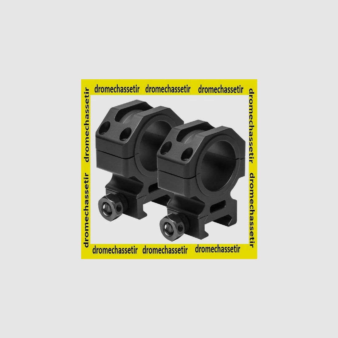 Tactical-Ringe medium, Durchmesser 30mm und 25,4mm, Schraubenklemmung, schwarz