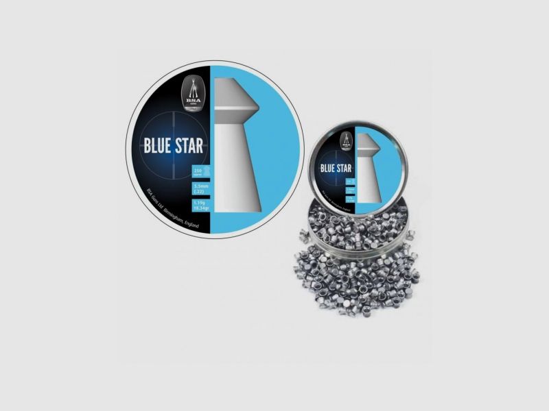 Diabolos BSA Blue Star – Kaliber 5,5 mm (250 Stk.)