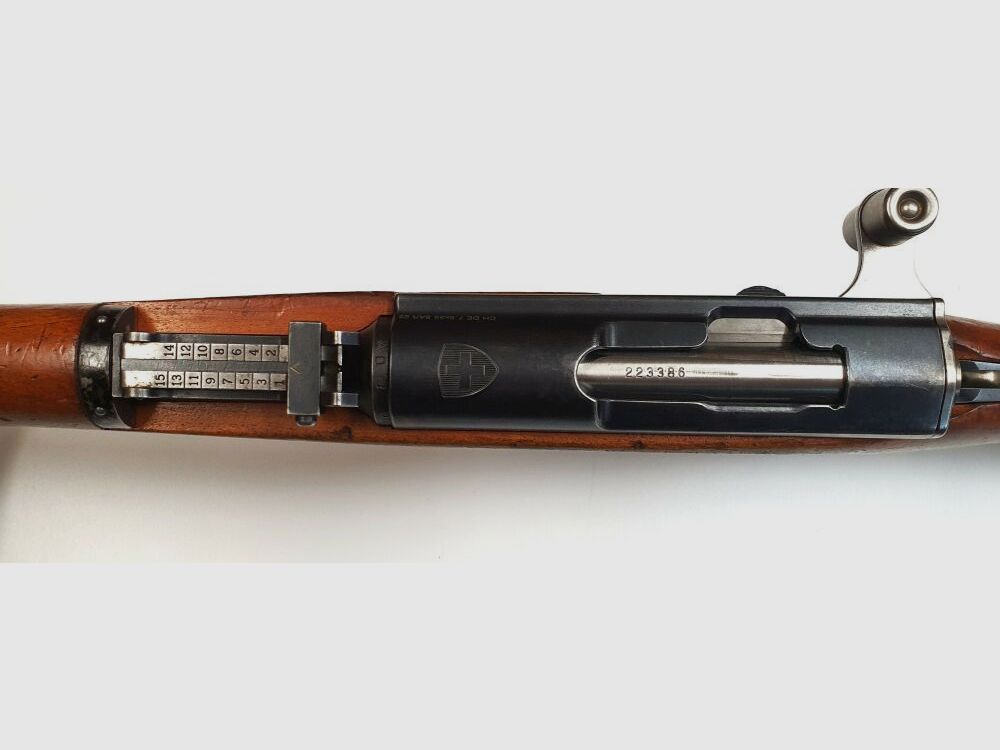 Waffenfabrik Bern Repetierbüchse Waffenfabrik Bern Schweizer K31 Kaliber 7,5x55swiss komplett nummerngleich + Hämmerli