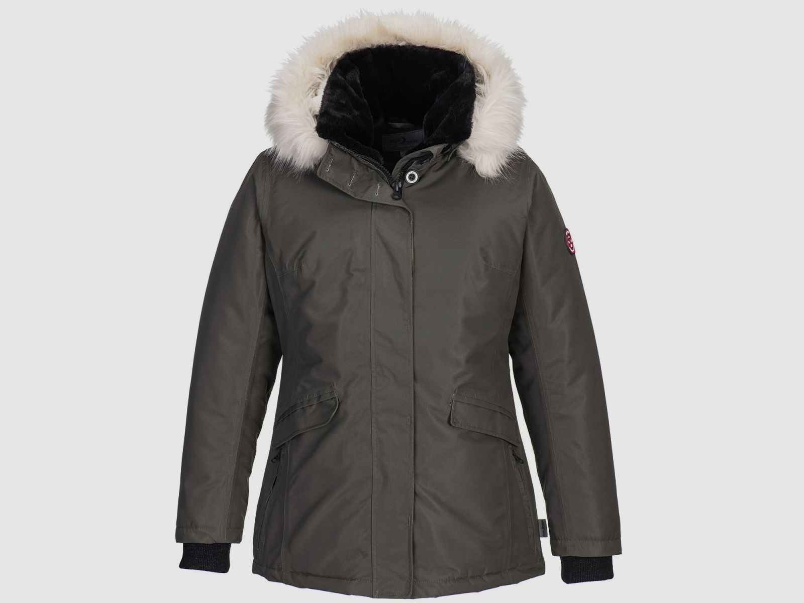 BLUE WAVE Jacke Lisa mti Kapuze Oliv