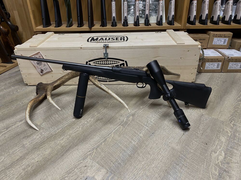 Sauer 404 Synchro XT, mit Zeiss Conquest V4 3-12x56, VOLLSET