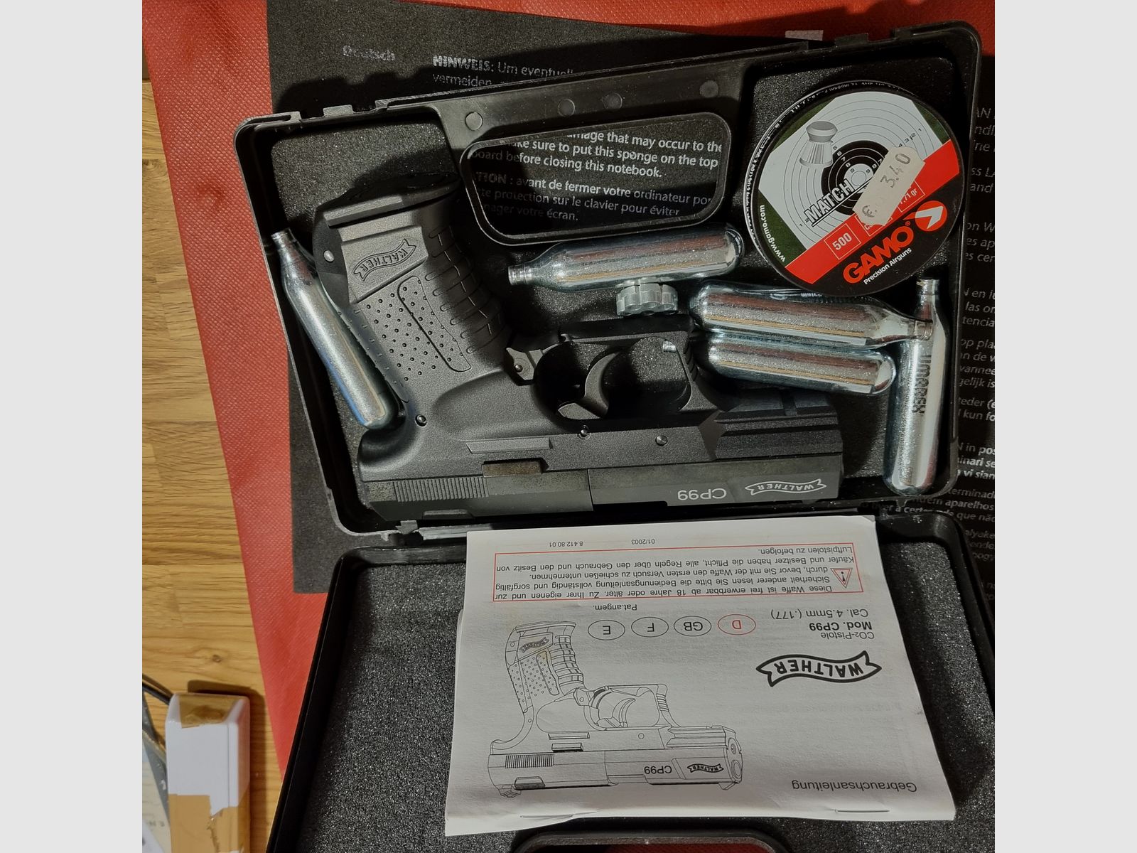 Walther CP 99, 4,5 mm/ Co2, alte Ausführung