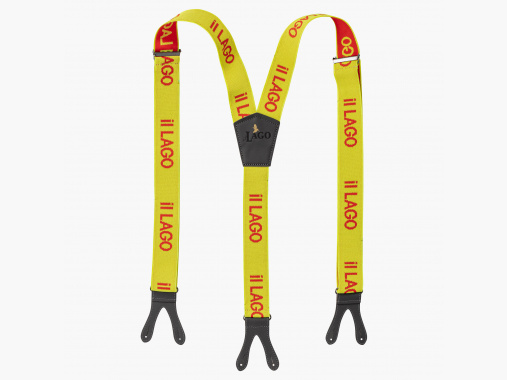 el Lago Keiler Pro Tirantes para Hombres (Amarillo/Rojo) |