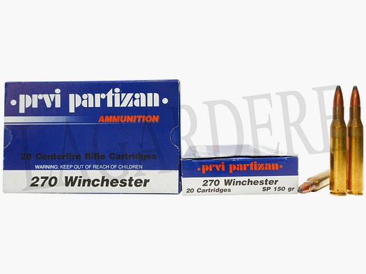 PRVI PARTIZAN A-027 150 GRS/9.7 G SP (Patrone mit Geschoss)