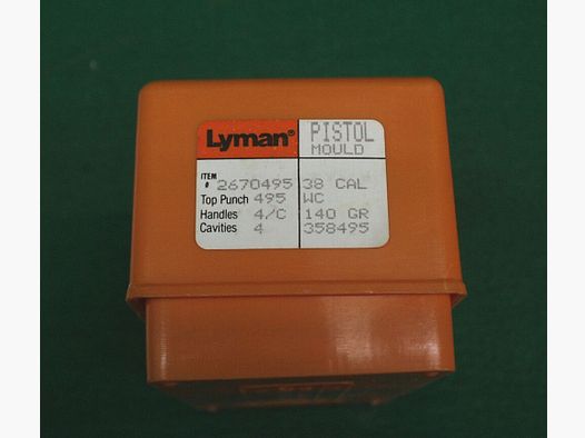 Lyman Molde Kal.38