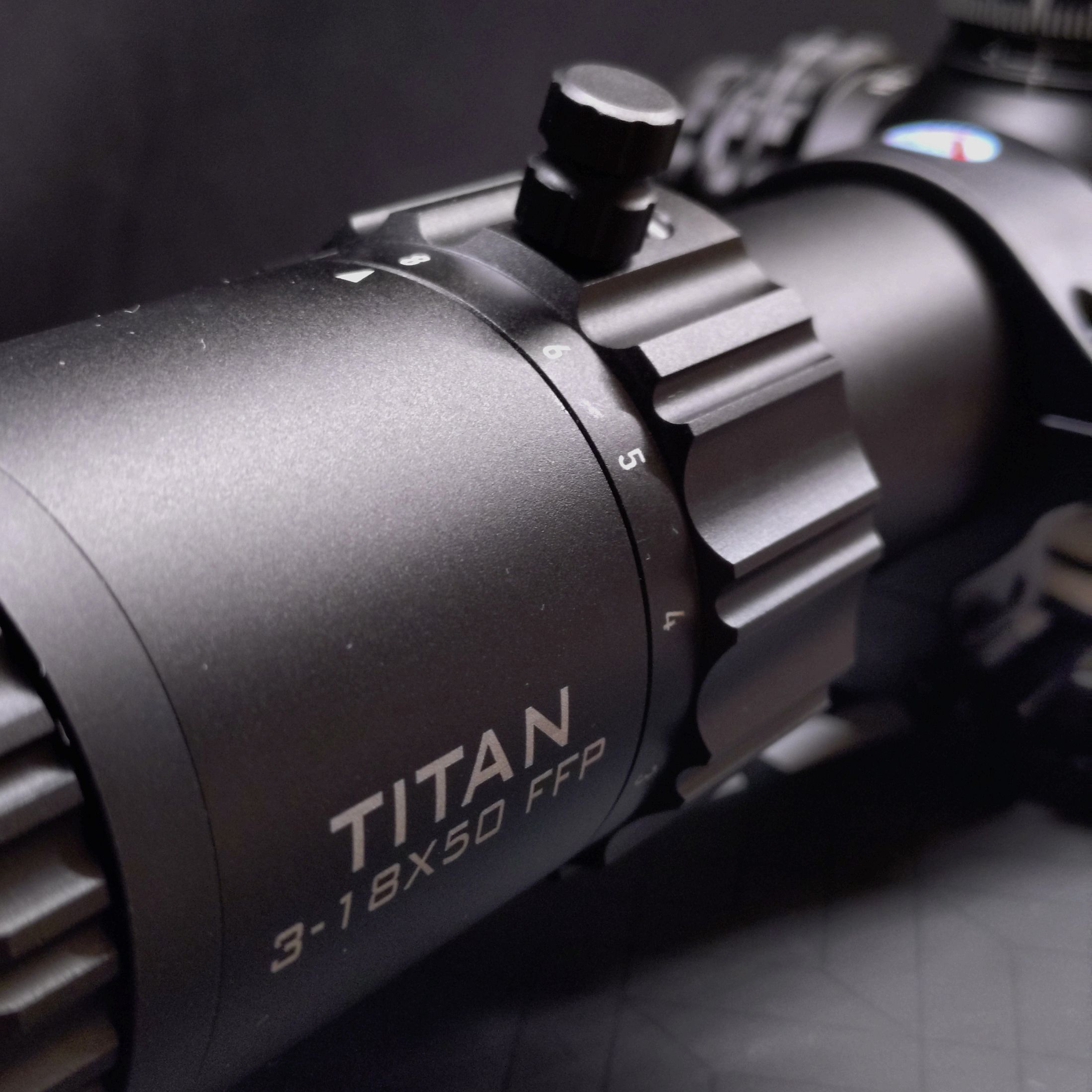 scope ELEMENT Titan 3-18x50 FFP APR-2D MRAD / incl. adjustable scope mount from Sportsmatch UK - ATP 94, 34mm high, for Weaver/Picatinny