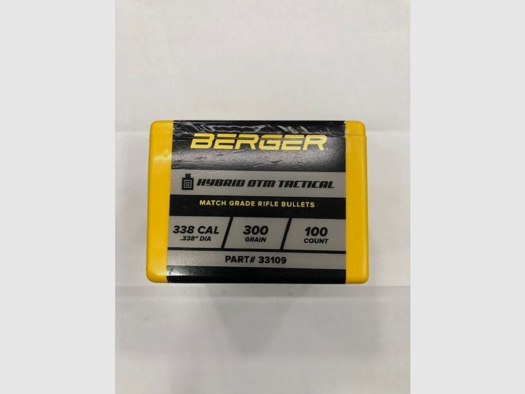 BERGER GESCHOSSE Kal. 338 GR 300 HYBRID, Bild 3 von 3