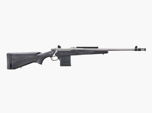 FUSIL SCOUT RUGER .308 WIN 18,7"/47,5CM 5/8"-24 NOIR
