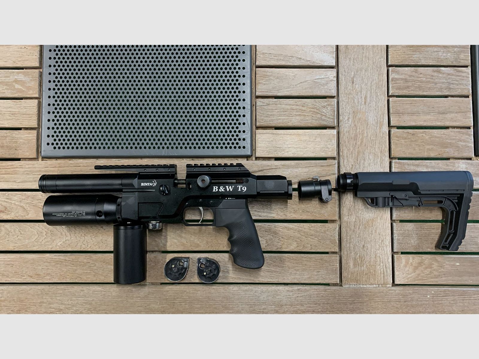 BinTac T9 crosse pliante .35 pcp, image 4 sur 10