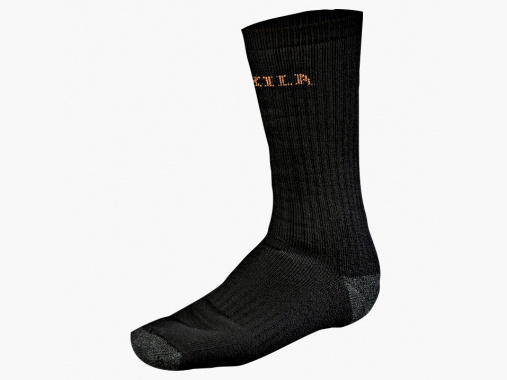 Härkila Unisex Sokken Expedition (zwart, kort) | M